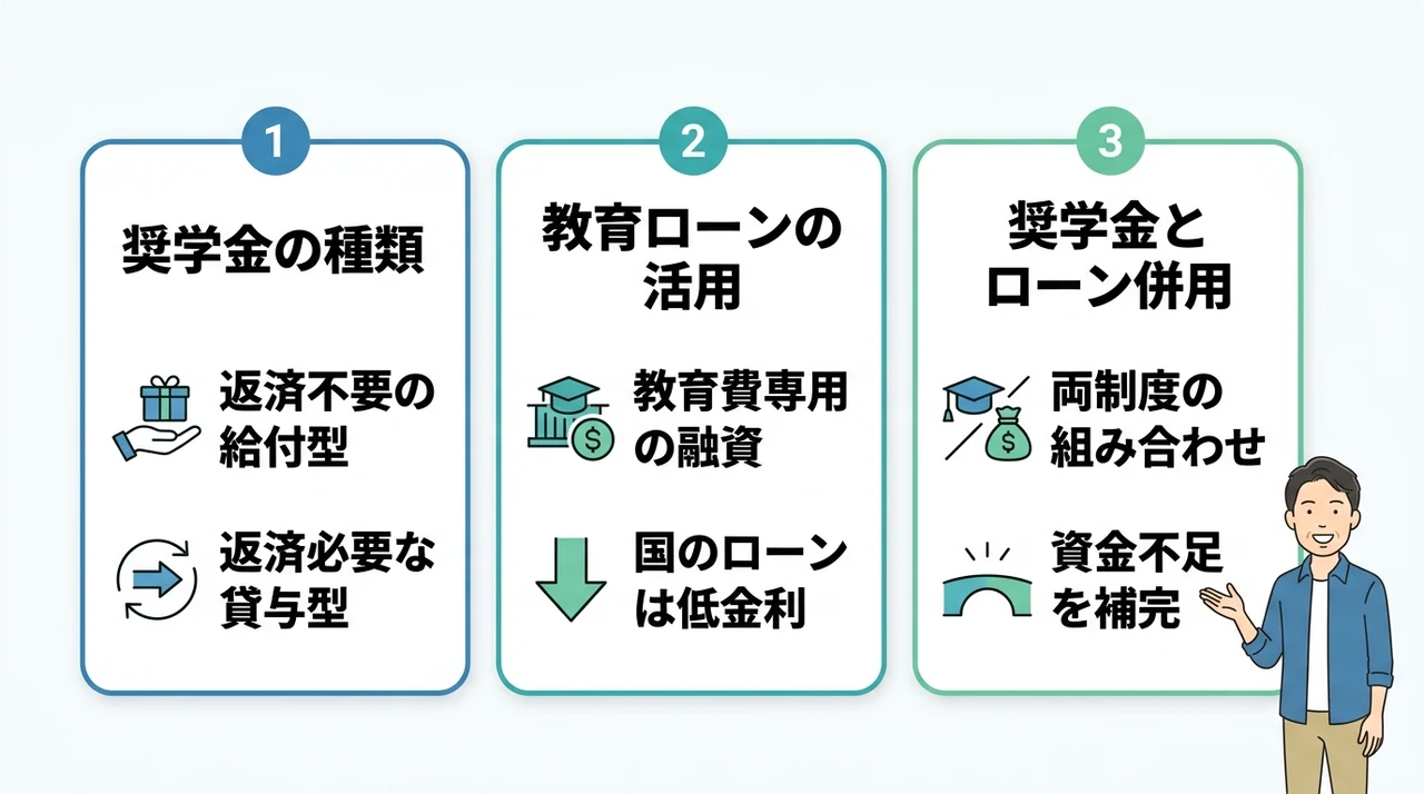 教育費が足りない時の対処法