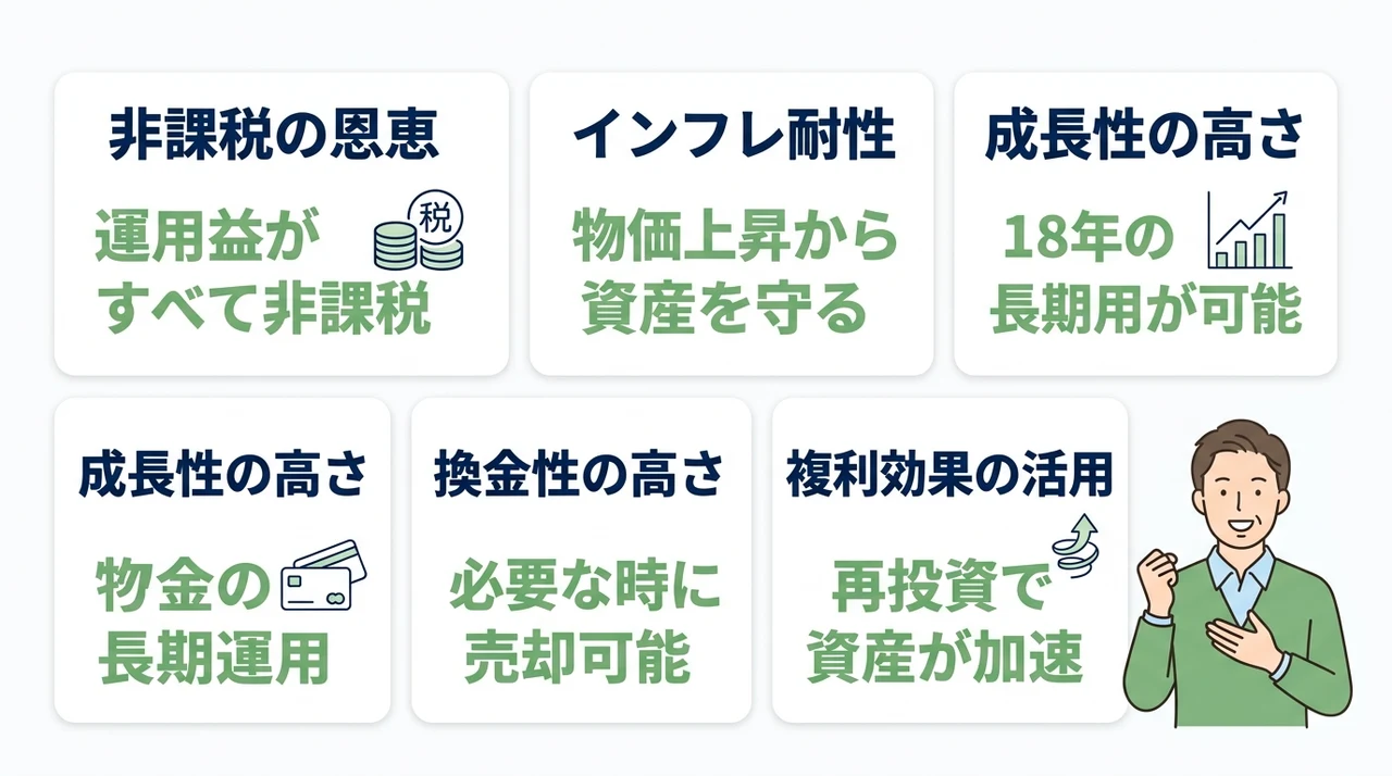 教育資金の準備に新NISAを活用する5つのメリット
