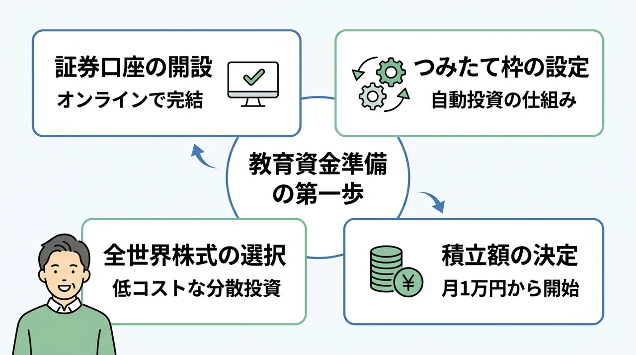 今から始める！子供の教育資金準備の第一歩