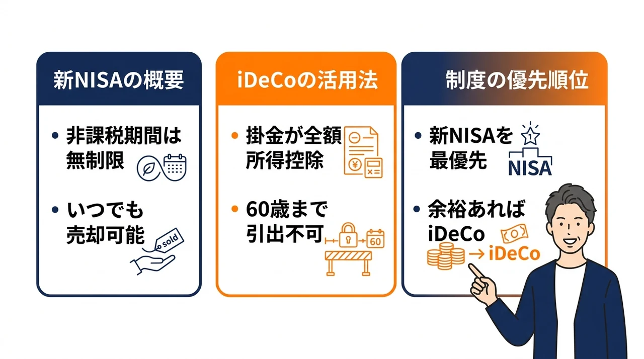 ほったらかし運用に最適な新NISAとiDeCoの基本情報