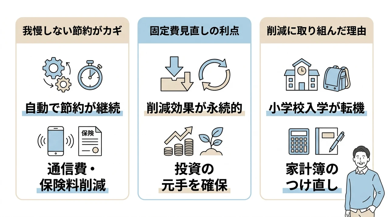 子育て世代の家計見直しは固定費から始めよう