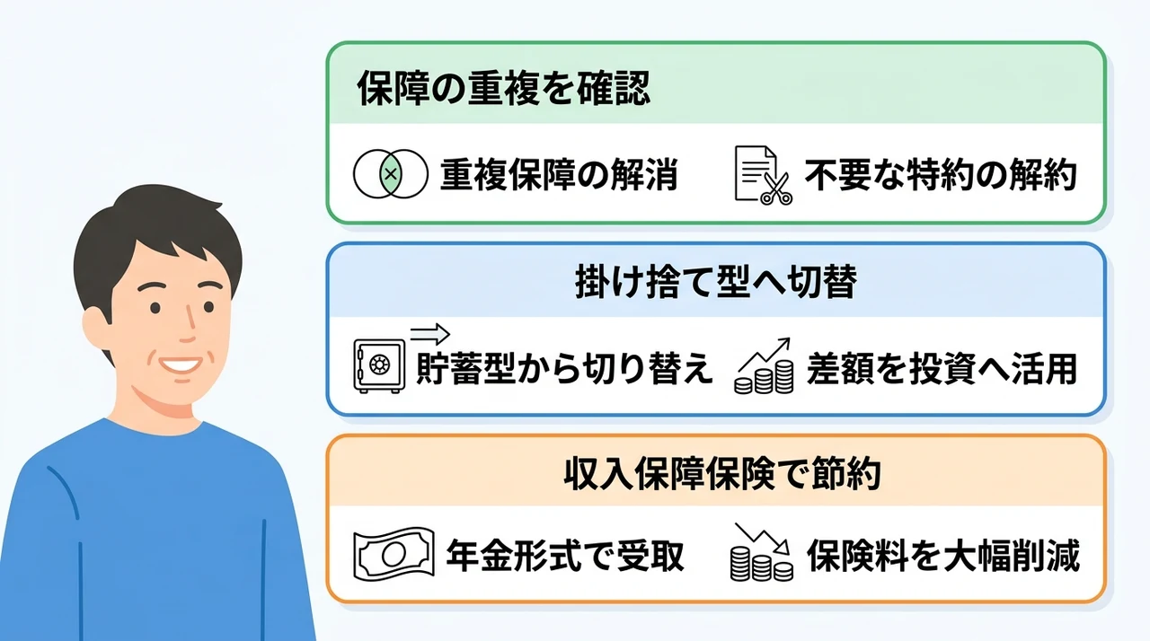 保険の見直しで無駄な保障を解約