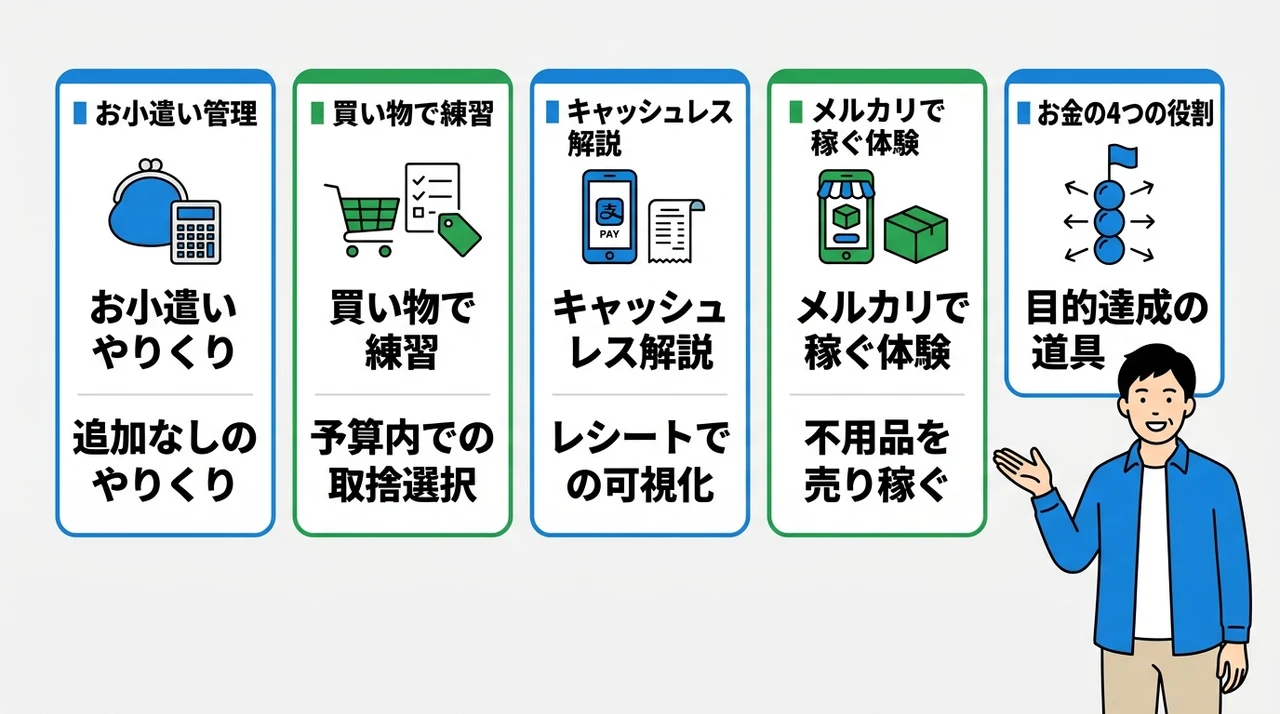 家庭でできる実践的マネー教育法