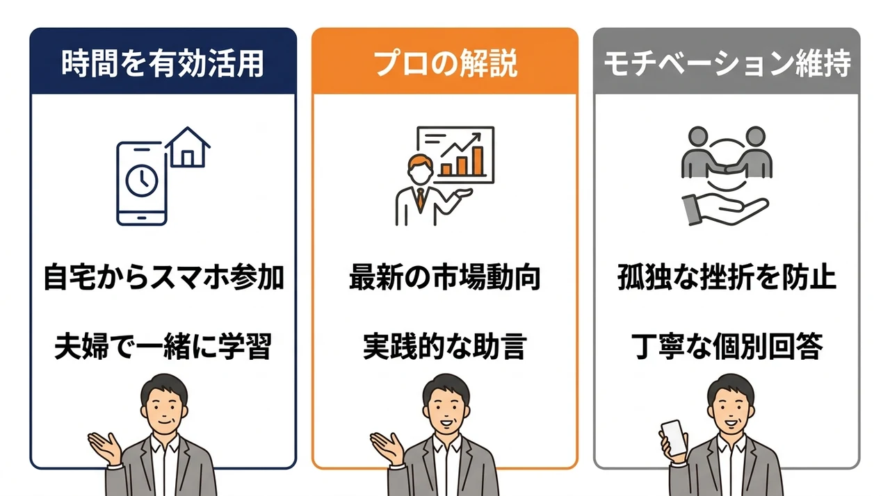 無料セミナーが忙しいパパに合う理由