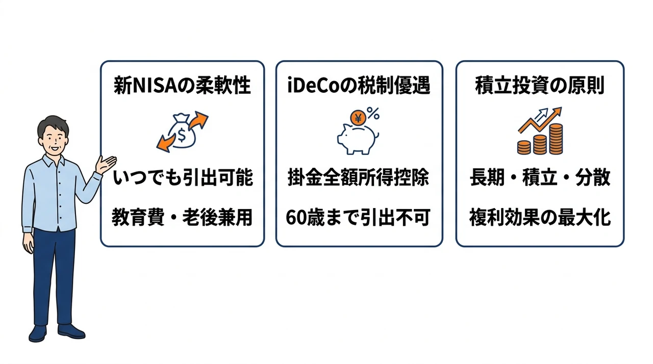 新NISAとiDeCoで二刀流の資産形成
