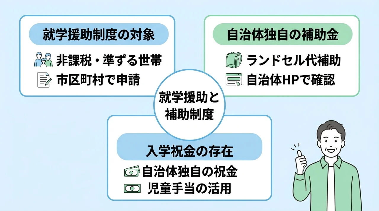 知っておきたい就学援助と補助制度